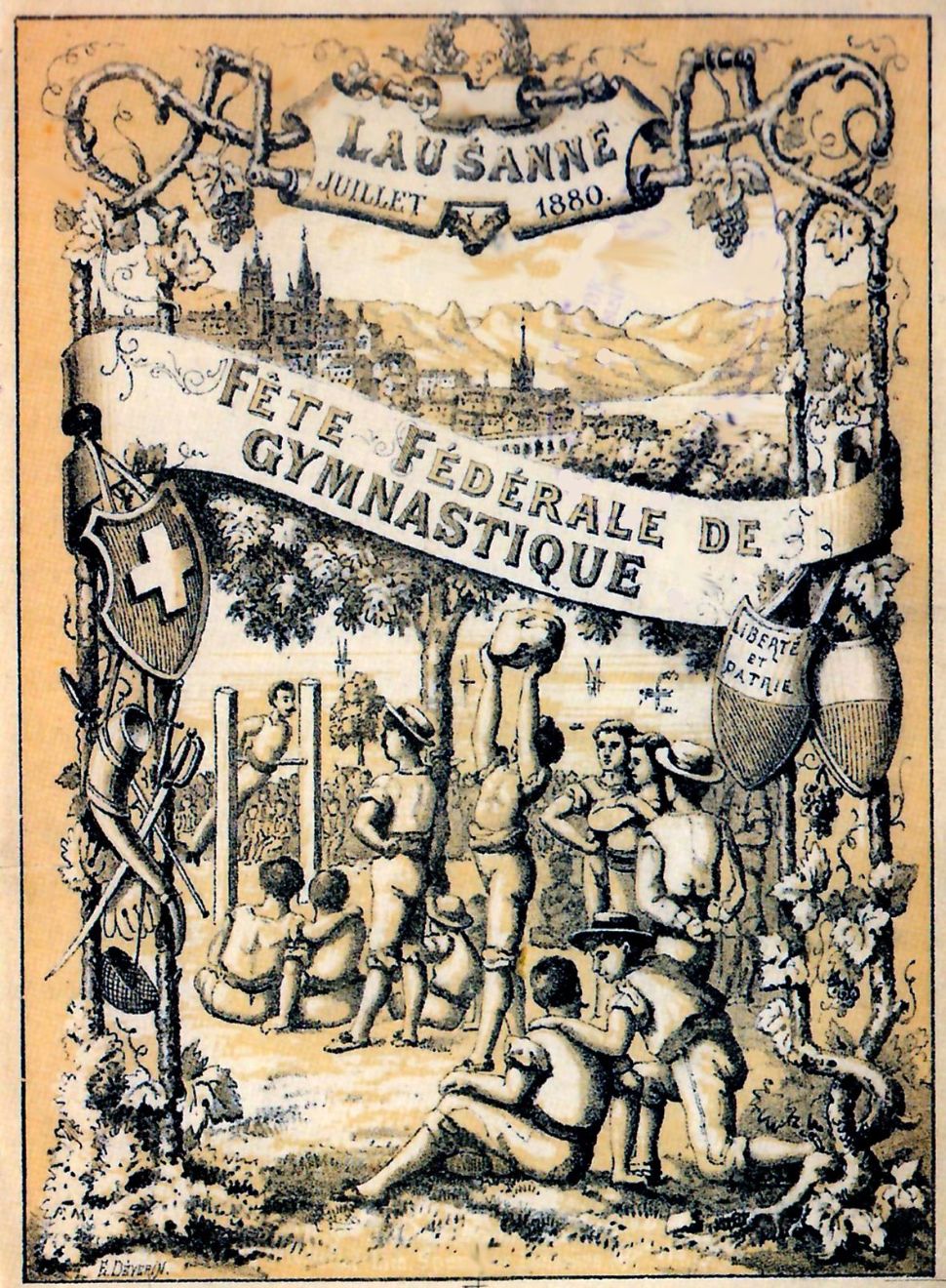 © Archives de l’Association cantonale vaudoise de gymnastique (GymVaud)